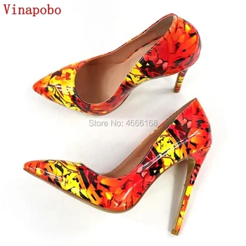 Vinapobo Stiletto Women's High Heels Shoes yellow Print Wedding Shoes woman Fashion Sexy Party Pointed Toe Pumps Plus Size 43
Vinapobo Stiletto Women's High Heels Shoes yellow Print Wedding Shoes woman Fashion Sexy Party Pointed Toe Pumps Plus Size 43