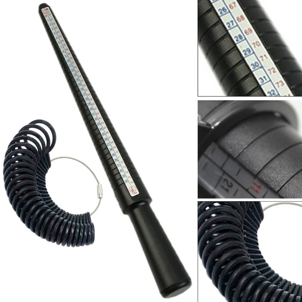 Ring Gauge Mandrel Durable For Glass Showcases Measuring Stick Black Practical Equipment 1-33 Mm US Size Ring Size Measuring Set
Ring Gauge Mandrel Durable For Glass Showcases Measuring Stick Black Practical Equipment 1-33 Mm US Size Ring Size Measuring Set