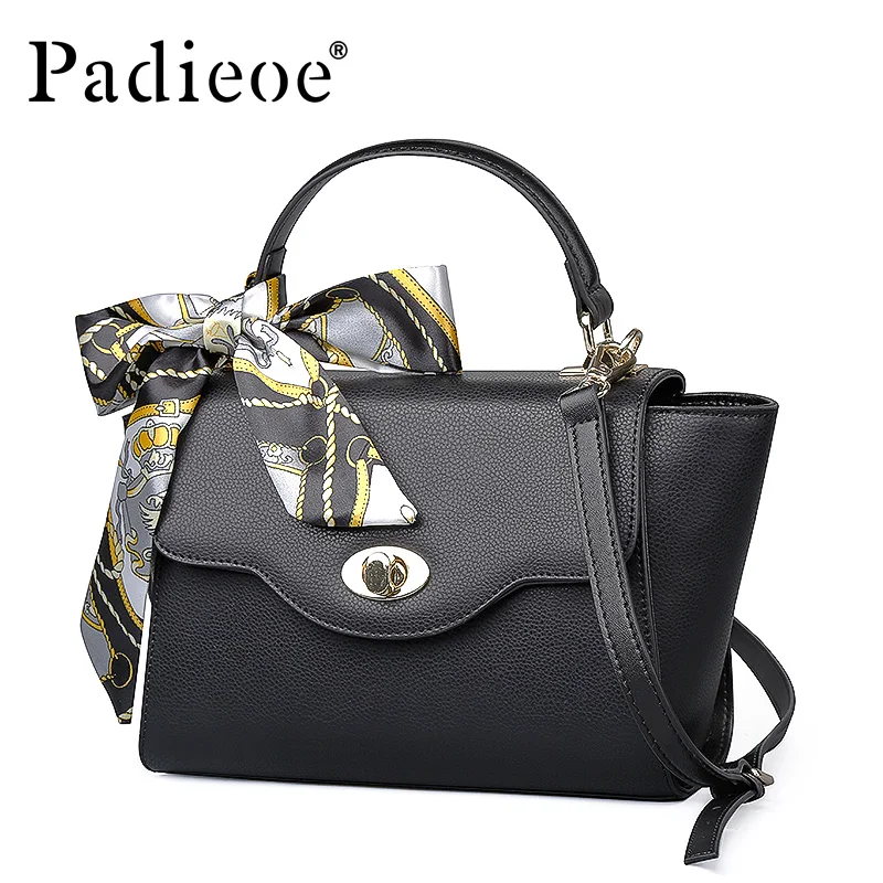 Padieoe сумочка через плечо женские люкс сумка женская 2019 кожаная сумки на маленькая