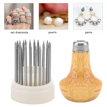 23 Pcs Jewelry Tools Beading Grain Jewellery Tool Diamond Stone Beader Sets Graver Jewellery Tools with Handle and Plastic Cases
23 Pcs Jewelry Tools Beading Grain Jewellery Tool Diamond Stone Beader Sets Graver Jewellery Tools with Handle and Plastic Cases