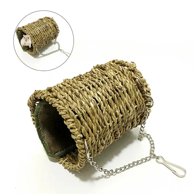 Hamster Chinchilla Squirrel Parrot Winter Warming Hanging Hammock Natural Straw Warm Cotton Nest To Send Warm Velvet Pad
Hamster Chinchilla Squirrel Parrot Winter Warming Hanging Hammock Natural Straw Warm Cotton Nest To Send Warm Velvet Pad