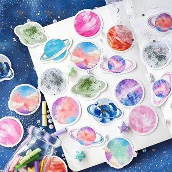45pcs/box Planet Stickers Colorful Sky Decorative Adhesive Stationery Stickers Decorations Scrapbooking Diary Girls Diy Albums
45pcs/box Planet Stickers Colorful Sky Decorative Adhesive Stationery Stickers Decorations Scrapbooking Diary Girls Diy Albums