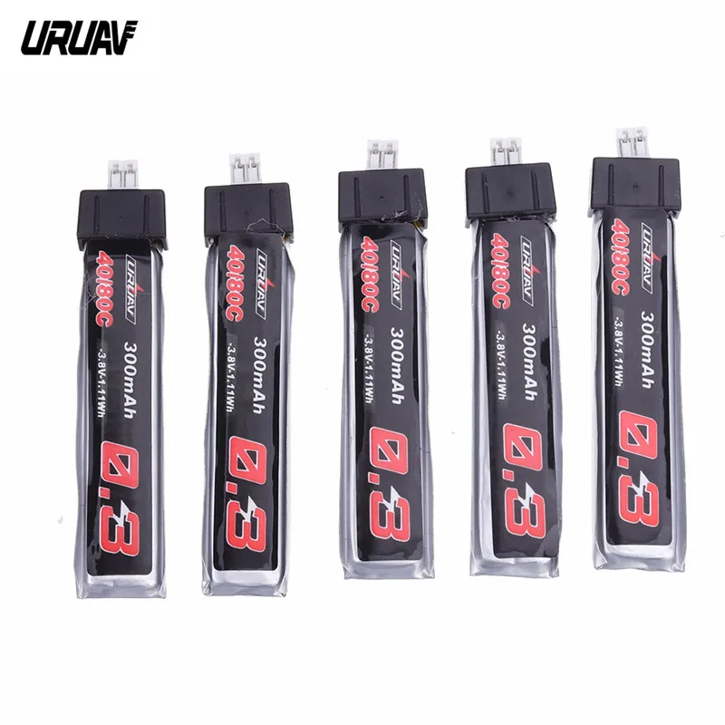 5Pcs URUAV 3.8V 300Mah 40/80C 1S HV 4.35V Lipo Battery PH2.0 Plug for Eachine TRASHCAN Snapper6 7 Mobula7 Accessories
5Pcs URUAV 3.8V 300Mah 40/80C 1S HV 4.35V Lipo Battery PH2.0 Plug for Eachine TRASHCAN Snapper6 7 Mobula7 Accessories