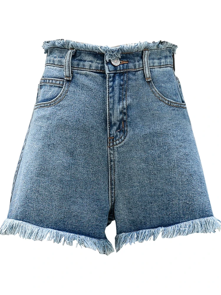Women Denim Shorts Vintage High Waist Washed Jeans Shorts Street Wear Sexy Summer Ripped Holes Short Feminino
Women Denim Shorts Vintage High Waist Washed Jeans Shorts Street Wear Sexy Summer Ripped Holes Short Feminino