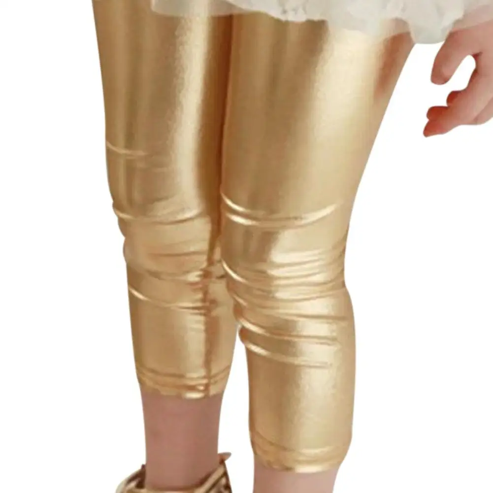 Kidlove Girls Gold Metal Color Tight Trousers Waterproof Windproof Stain-proof Ninth Pants Trousers
Kidlove Girls Gold Metal Color Tight Trousers Waterproof Windproof Stain-proof Ninth Pants Trousers