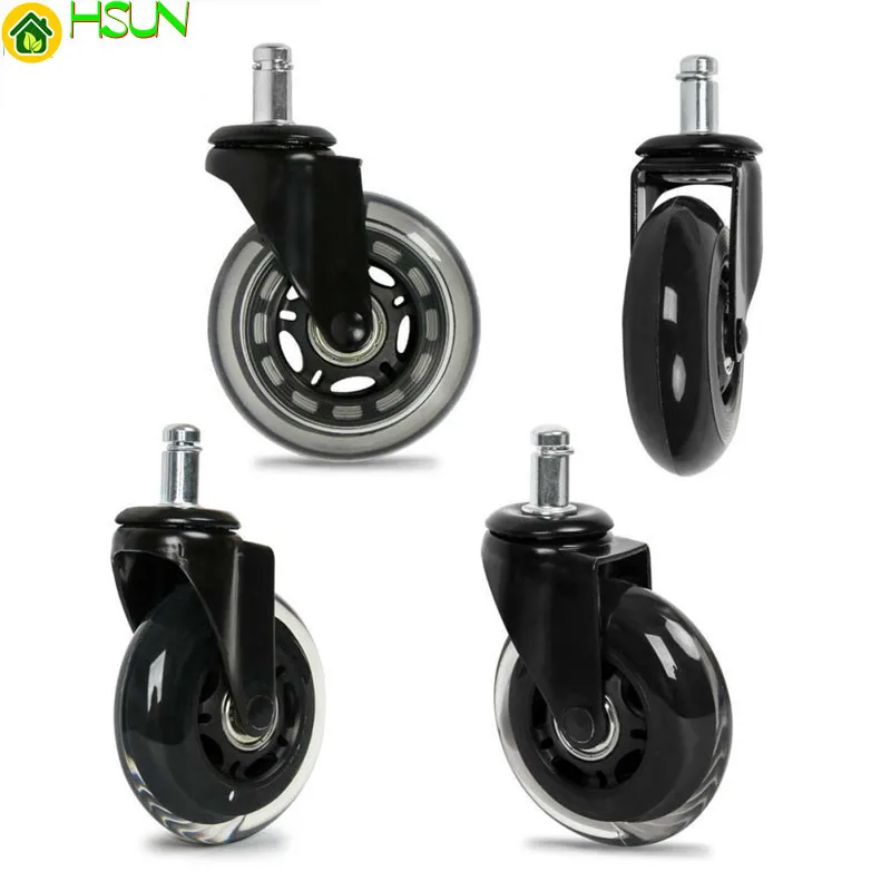 2.5/3 Inch PU Furniture Casters 360 Degree Swivel Mute For Office Computer Chair Adjustable Rolling Double Bearing Cart Wheel
2.5/3 Inch PU Furniture Casters 360 Degree Swivel Mute For Office Computer Chair Adjustable Rolling Double Bearing Cart Wheel