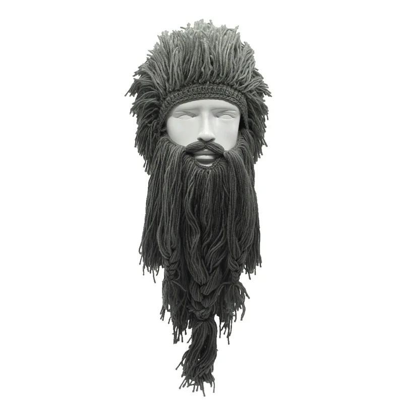 Unisex Crazy Wig Long Beard Personality Beanies Vikings Hats Handmade Winter Cosplay Gifts Funny Halloween Xmas Costumes Caps
Unisex Crazy Wig Long Beard Personality Beanies Vikings Hats Handmade Winter Cosplay Gifts Funny Halloween Xmas Costumes Caps