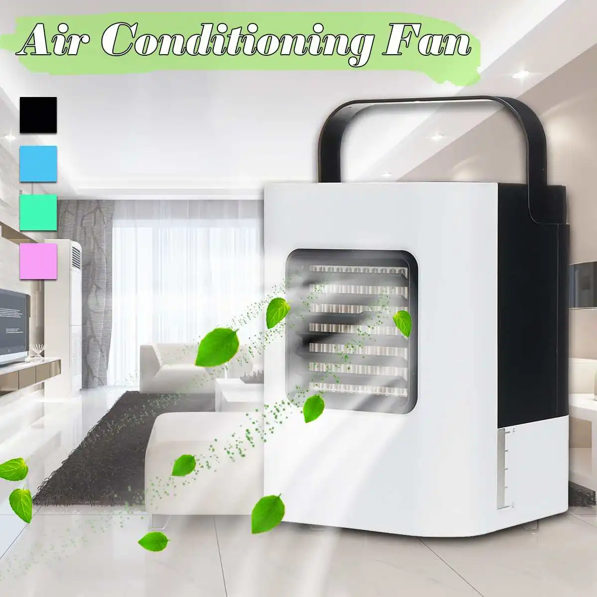 300W 550ml Mini Air Conditioner Fan Cooler Cooling Purifier Portable 4 Colors Desktop USB Charging Cooler Fan Air Fan Device
300W 550ml Mini Air Conditioner Fan Cooler Cooling Purifier Portable 4 Colors Desktop USB Charging Cooler Fan Air Fan Device