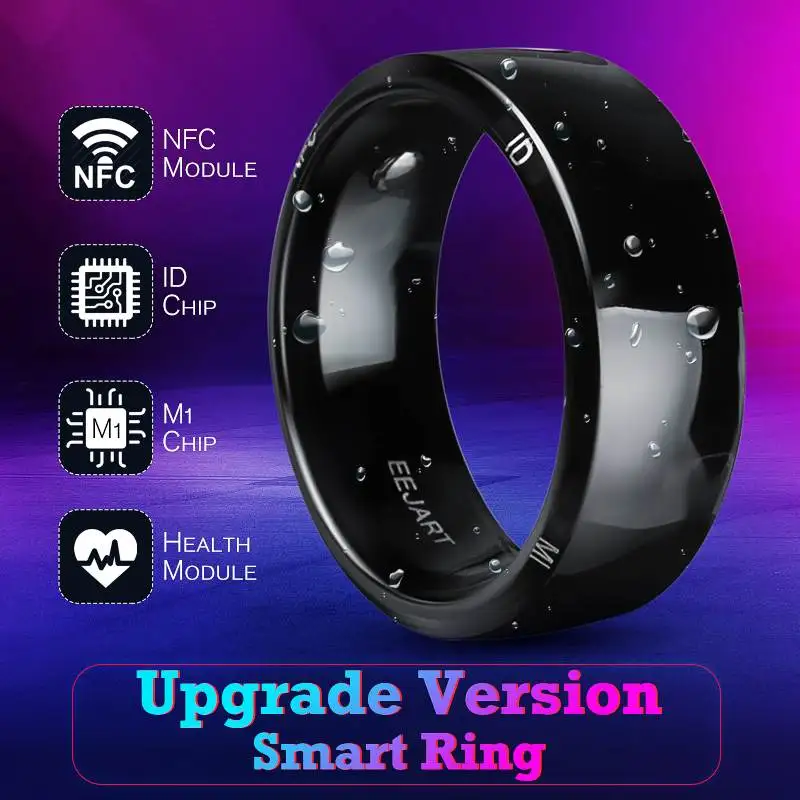 Valentine's Multifunctional Smart NFC Ring for women Men's Ring Fashion Health Module Rings suit For IOS,Android,Windows
Valentine's Multifunctional Smart NFC Ring for women Men's Ring Fashion Health Module Rings suit For IOS,Android,Windows