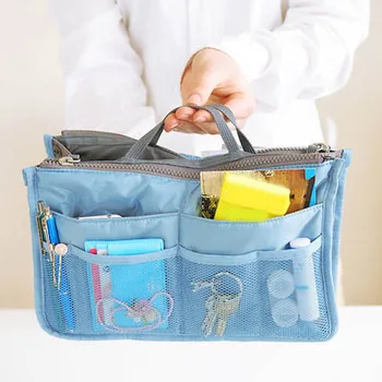 2018 Fashion Cosmetic Bags Insert Handbag Organizer Large liner Tidy Organizer Bag Portable Women Travel Make Up Bags
2018 Fashion Cosmetic Bags Insert Handbag Organizer Large liner Tidy Organizer Bag Portable Women Travel Make Up Bags