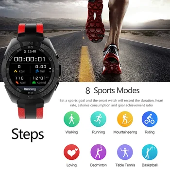 Sports Smart Watch Heart Rate Monitor Men Women Activity Fitness Tracker BT Calls Pedometer 8 Sports Modes Smartwatch Wristwatch
Sports Smart Watch Heart Rate Monitor Men Women Activity Fitness Tracker BT Calls Pedometer 8 Sports Modes Smartwatch Wristwatch