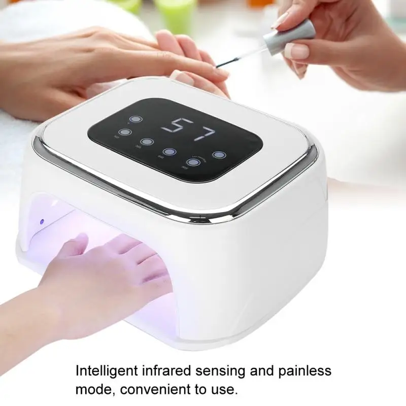 2019 86W Nail Dryer UV LED Nail Gel Polish Curing with Bottom 10s/30s/60s/99s Timer LCD Display for Nail Dryer
2019 86W Nail Dryer UV LED Nail Gel Polish Curing with Bottom 10s/30s/60s/99s Timer LCD Display for Nail Dryer
