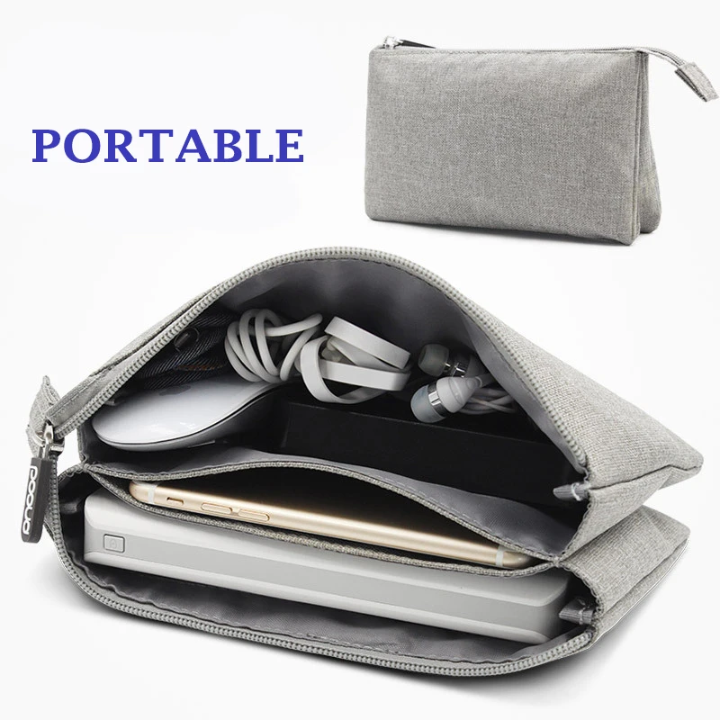 Portable Waterproof Ipad Organizer USB Data Cable Earphone Wire Pen Power Bank Travel Storage Bag Kit Case Digital Gadget Device
Portable Waterproof Ipad Organizer USB Data Cable Earphone Wire Pen Power Bank Travel Storage Bag Kit Case Digital Gadget Device