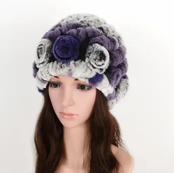 women russian fur hat caps of natural rex rabbit fur beanies ladies winter warm flower 12 colors hats for women H148
women russian fur hat caps of natural rex rabbit fur beanies ladies winter warm flower 12 colors hats for women H148