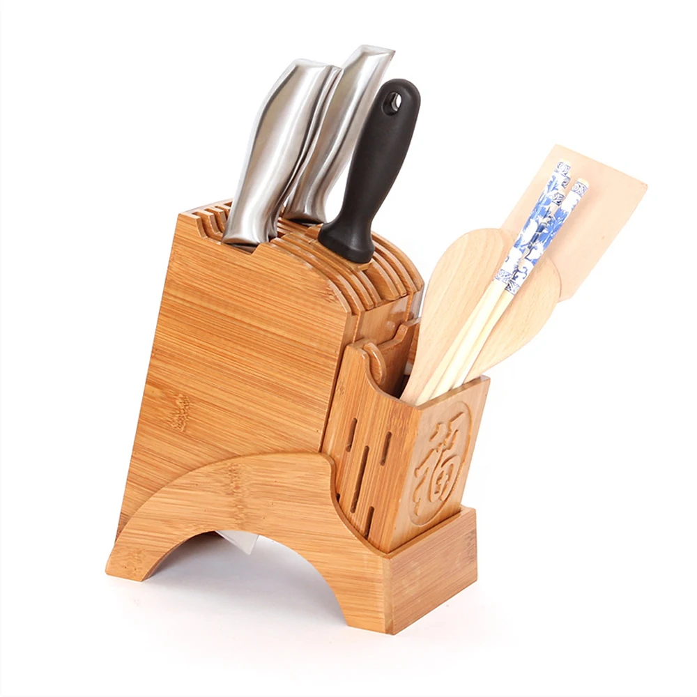 Bamboo Cutter Storage Rack Multifunctional Knife Storage Holder Kitchenware Kitchen Organizer
Bamboo Cutter Storage Rack Multifunctional Knife Storage Holder Kitchenware Kitchen Organizer