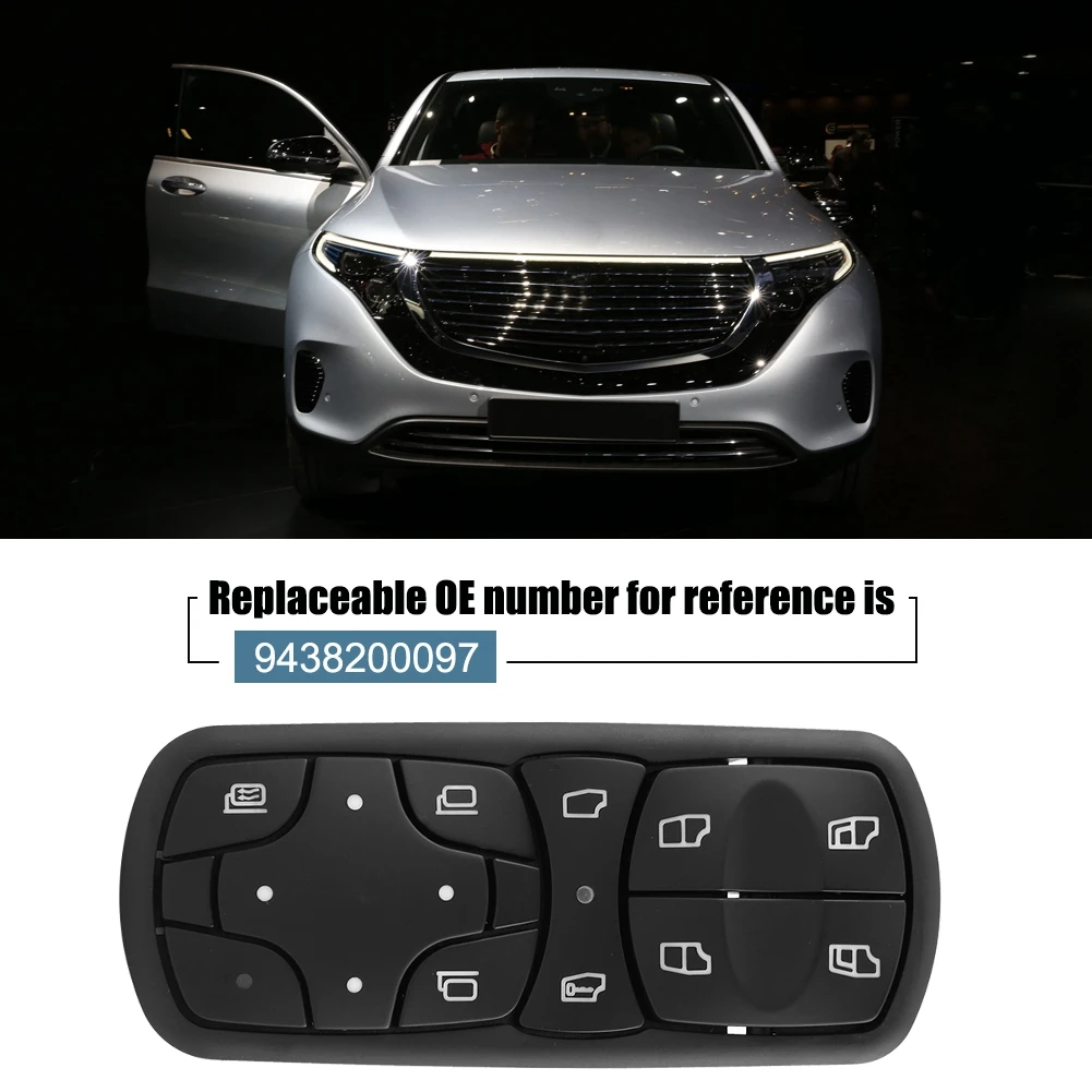 Power Window Lifter Control Switch for Mercedes Benz Actros MPII 9438200097 Ultra Durable Car Power Window Switch New
Power Window Lifter Control Switch for Mercedes Benz Actros MPII 9438200097 Ultra Durable Car Power Window Switch New