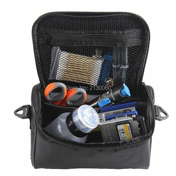 Fiber Optic FTTH Tool Kits with Optical Power Meter, 1mw Visual Fault Locator, Kevlar scissors, Fiber Cleaver FC-6S etc
Fiber Optic FTTH Tool Kits with Optical Power Meter, 1mw Visual Fault Locator, Kevlar scissors, Fiber Cleaver FC-6S etc