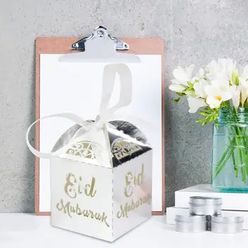 50Pcs Muslim Ramadan Festival Candy Container Openwork Candy Box Golden Silver Black Chocolate Storage Box Islamic 2019 New
50Pcs Muslim Ramadan Festival Candy Container Openwork Candy Box Golden Silver Black Chocolate Storage Box Islamic 2019 New