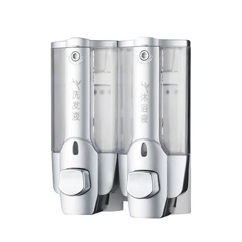 1Pc Shower Dispenser Wall-mounted Double-head Plastic Refillable Push Type Liquid Soap Bottles Shampoo Container Soap Container
1Pc Shower Dispenser Wall-mounted Double-head Plastic Refillable Push Type Liquid Soap Bottles Shampoo Container Soap Container