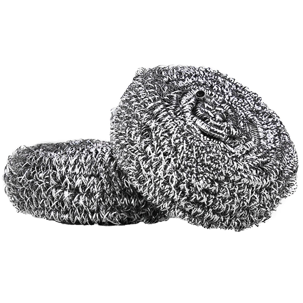 2pcs Stainless Steel Sponges Scrubbers Durable Cleaner Spiral Scourers For Dish Bowl Pot Kitchen Gadgets
2pcs Stainless Steel Sponges Scrubbers Durable Cleaner Spiral Scourers For Dish Bowl Pot Kitchen Gadgets