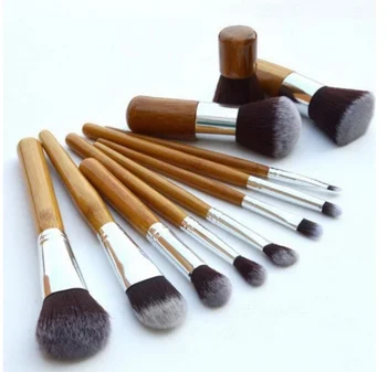 11pcs Natural Bamboo Professional Makeup Brushes Set Foundation Blending Brush Tool Cosmetic Kits sets 100sets
11pcs Natural Bamboo Professional Makeup Brushes Set Foundation Blending Brush Tool Cosmetic Kits sets 100sets