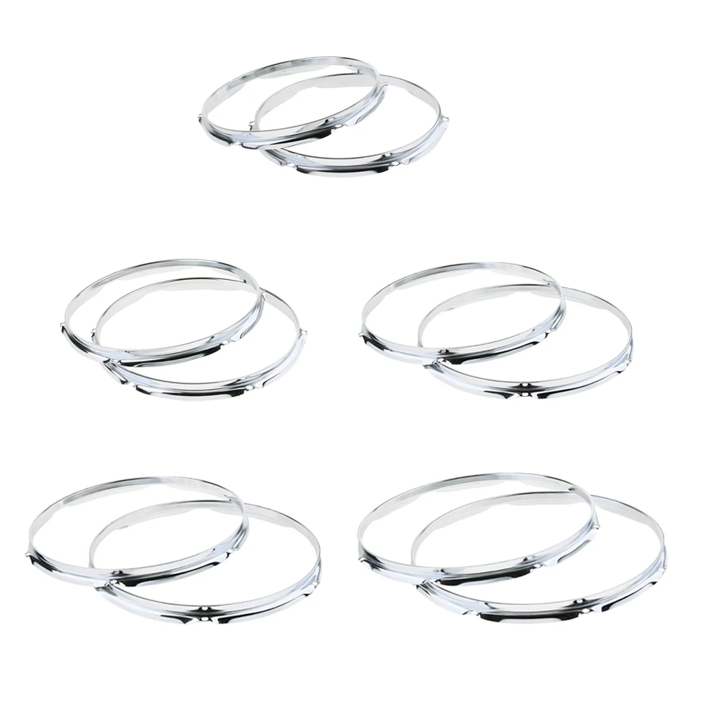 Tooyful 1 Pair Iron Tom Drum Die Cast Hoop Rim Rings Silver for Drum-player Percussion Instrument Accessory
Tooyful 1 Pair Iron Tom Drum Die Cast Hoop Rim Rings Silver for Drum-player Percussion Instrument Accessory