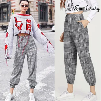 New Women Casual Plaid Pants Women Casual High Waist Skinny Long Pencil High Waist Lady Trouser
New Women Casual Plaid Pants Women Casual High Waist Skinny Long Pencil High Waist Lady Trouser