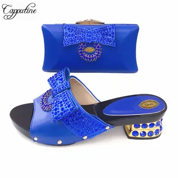 Capputine 2019 New Summer Fashion Women Pumps Shoes And Bag Set African PU Leather Shoes And Bag Set For Party Large Size 37-43
Capputine 2019 New Summer Fashion Women Pumps Shoes And Bag Set African PU Leather Shoes And Bag Set For Party Large Size 37-43