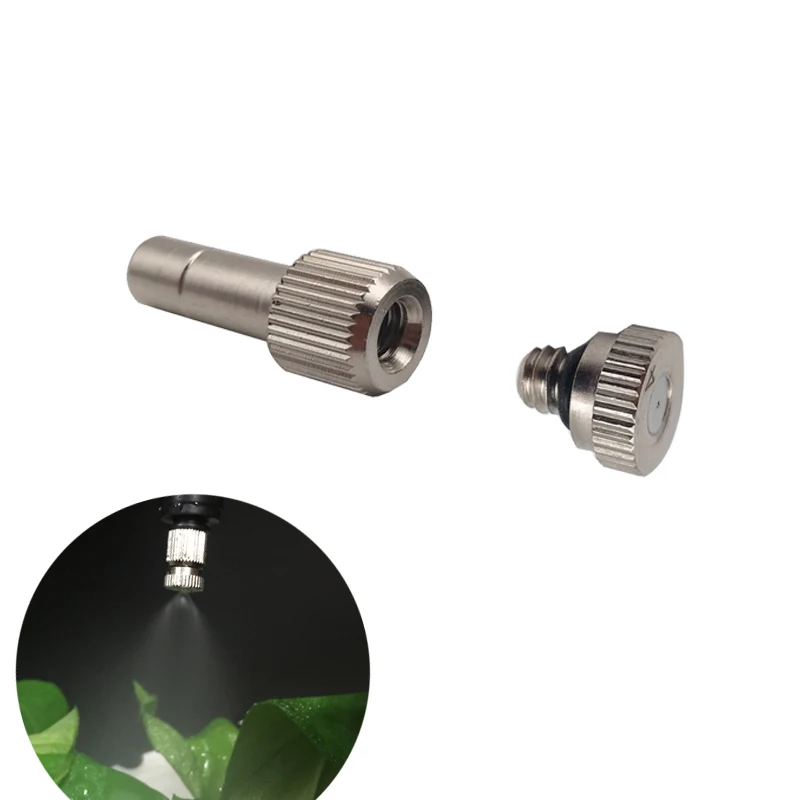 F161 Low pressure water mist nozzles 0.2mm-0.5mm Plug Anti Drip Garden Irrigation
F161 Low pressure water mist nozzles 0.2mm-0.5mm Plug Anti Drip Garden Irrigation