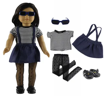 Fashion Doll Clothes Set Toy Clothing Outfit for 18" American Doll Casual Clothes Many Style for Choice A026
Fashion Doll Clothes Set Toy Clothing Outfit for 18" American Doll Casual Clothes Many Style for Choice A026