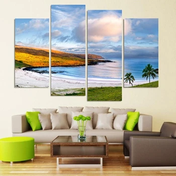 4 Piece Canvas Art Beautiful Sea Painting Print On Canvas Wall Art Picture For Living Room For Home
4 Piece Canvas Art Beautiful Sea Painting Print On Canvas Wall Art Picture For Living Room For Home