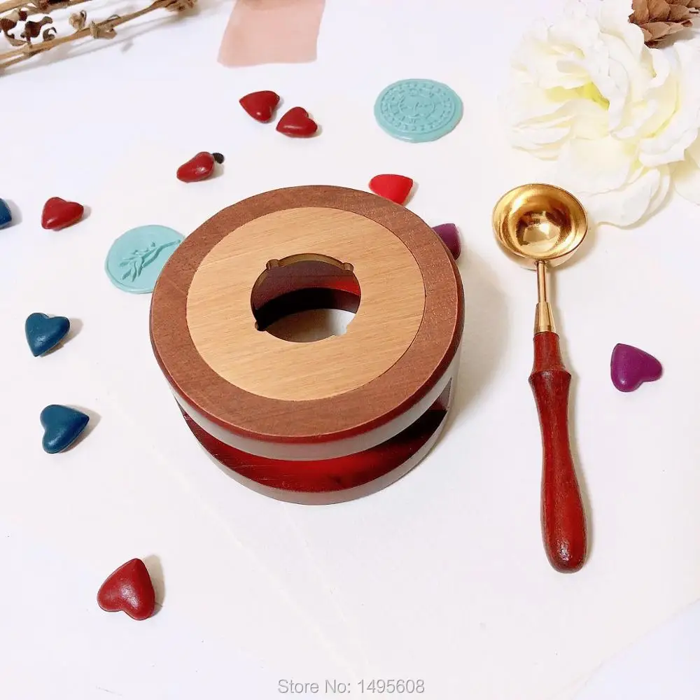 Fire wax seal wax sealing stamps use special tools melting furnace and rosewood copper spoon / metal spoon
Fire wax seal wax sealing stamps use special tools melting furnace and rosewood copper spoon / metal spoon