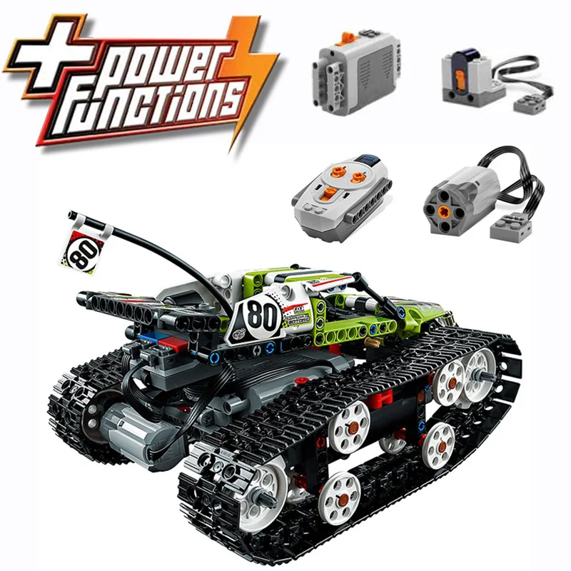 452Pcs Compatible Legoings 42065 20033 Technic RC Tracked Racer Radio Controlled Model Building Blocks Bricks Toys
452Pcs Compatible Legoings 42065 20033 Technic RC Tracked Racer Radio Controlled Model Building Blocks Bricks Toys