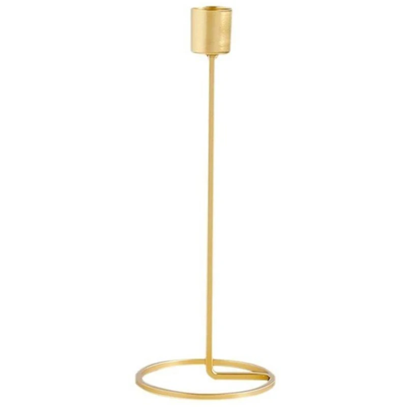 European Candle Holder Gold Single Head Wrought Iron Candlestick Romantic Table Decoration Home Jewelry Wedding Decoration M
European Candle Holder Gold Single Head Wrought Iron Candlestick Romantic Table Decoration Home Jewelry Wedding Decoration M