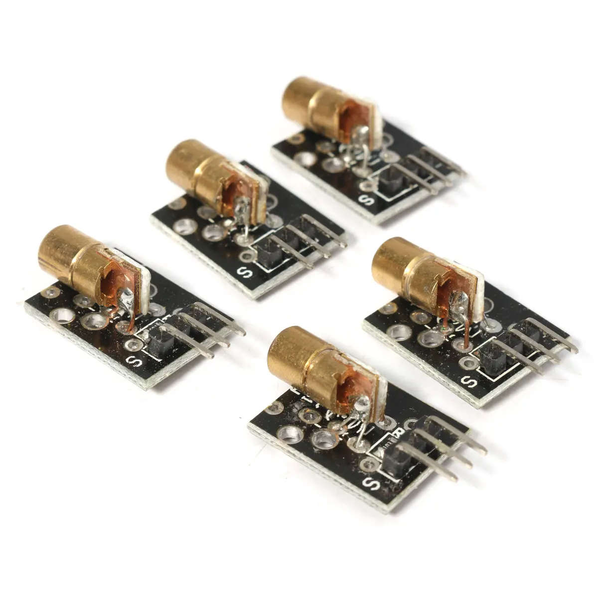 5Pcs/Pack Sensor Module Board For Arduino AVR PIC KY-008 Laser Transmitter Black 650nm 5V 15x24mm
5Pcs/Pack Sensor Module Board For Arduino AVR PIC KY-008 Laser Transmitter Black 650nm 5V 15x24mm