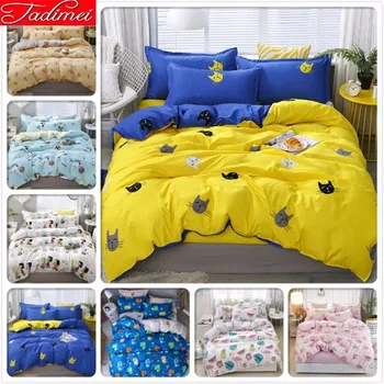 Yellow Blue Cat Kitty Pattern Duvet Cover Bedding Set Adult Kid Child Soft Cotton Bed Linen Single Twin Full Queen King Big Size
Yellow Blue Cat Kitty Pattern Duvet Cover Bedding Set Adult Kid Child Soft Cotton Bed Linen Single Twin Full Queen King Big Size