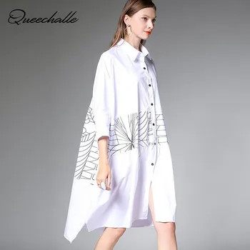 XL XXL XXXL 4XL Plus Size Shirt for Women 2020 Summer Geometric Print Patchwork Loose Long Casual Blouse Shirt White Black Color
XL XXL XXXL 4XL Plus Size Shirt for Women 2020 Summer Geometric Print Patchwork Loose Long Casual Blouse Shirt White Black Color