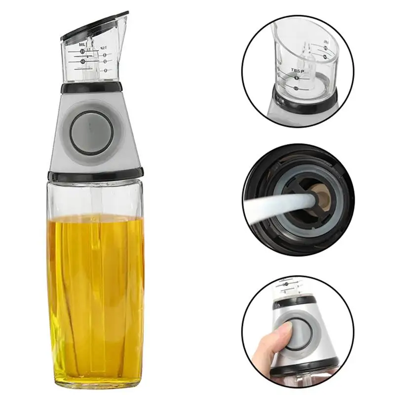 Cooking Seasoning Bottle 500ml Kitchen Olive Oil Vinegar Dispenser Pourer Bottle Cooking Tools Tableware Leakproof Kitchen Tools
Cooking Seasoning Bottle 500ml Kitchen Olive Oil Vinegar Dispenser Pourer Bottle Cooking Tools Tableware Leakproof Kitchen Tools