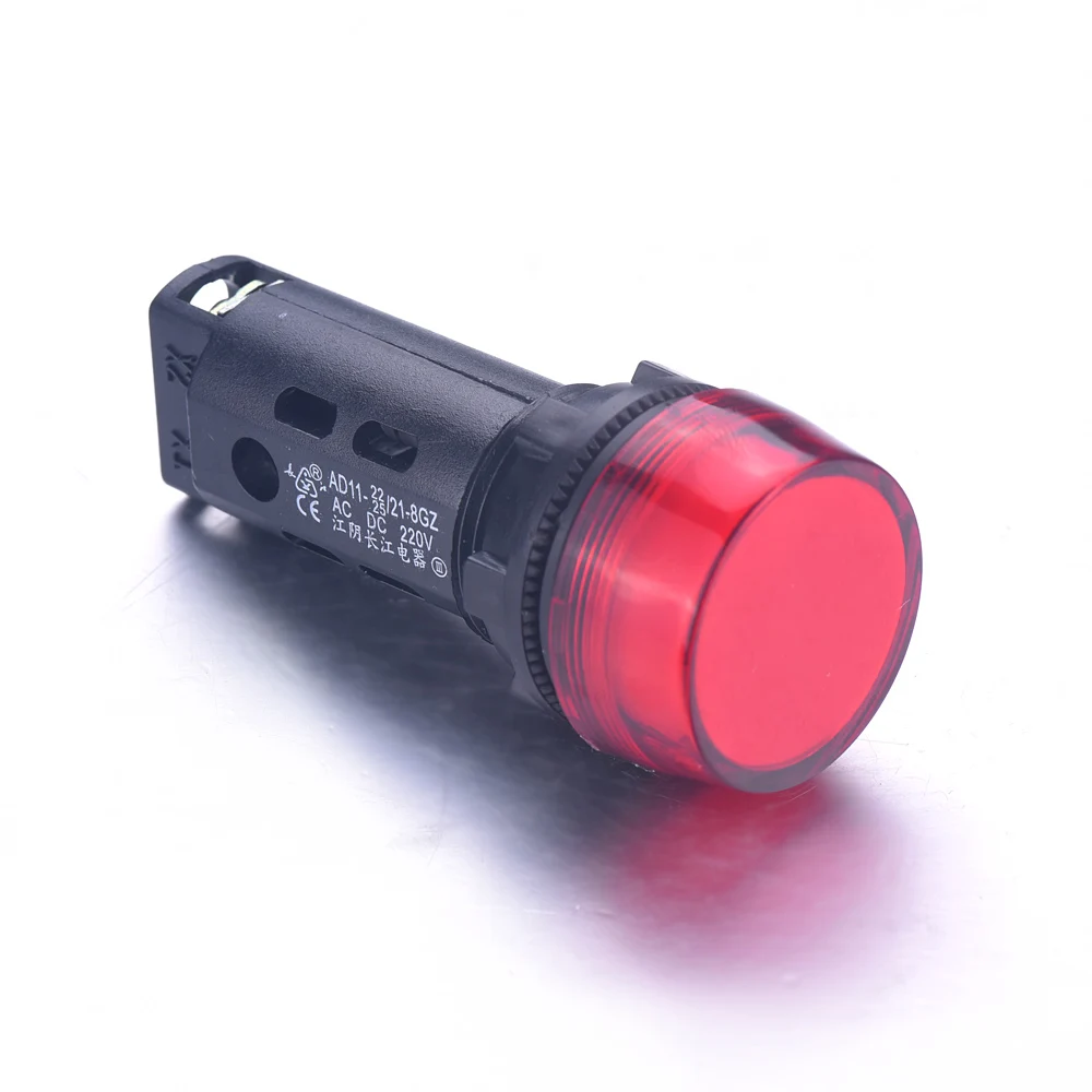 High Quality 1pcs Red Green Color Indicator LED Lamp Signal Pilot Lamp AD11-22/21-8GZ Power Indicator light Panel Mount AC 220V
High Quality 1pcs Red Green Color Indicator LED Lamp Signal Pilot Lamp AD11-22/21-8GZ Power Indicator light Panel Mount AC 220V