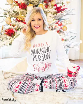 Xmas Sleepwear Nightwear Tops Pants Price of 1pc Women Casual Christmas Pajamas Ladies Lounge Adult
Xmas Sleepwear Nightwear Tops Pants Price of 1pc Women Casual Christmas Pajamas Ladies Lounge Adult