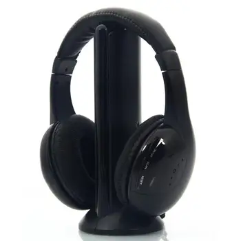 5 In 1 Wireless Bluetooth Headphones Hifi Earphone + Wire Game Headset With Microphone FM Transmitter For MP3 PC TV Black
5 In 1 Wireless Bluetooth Headphones Hifi Earphone + Wire Game Headset With Microphone FM Transmitter For MP3 PC TV Black