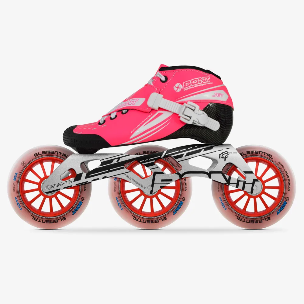 BONT Jet 2PT Three whees package Inline skate Speed inline skate Roller skate Carbon skate
BONT Jet 2PT Three whees package Inline skate Speed inline skate Roller skate Carbon skate