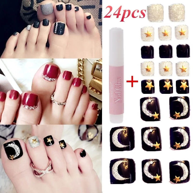 Acrylic False Toe Nail Art Tips Pedicure Nail Foot Artificial Short Salon Professional Fake Tips Beauty Nail Art
Acrylic False Toe Nail Art Tips Pedicure Nail Foot Artificial Short Salon Professional Fake Tips Beauty Nail Art