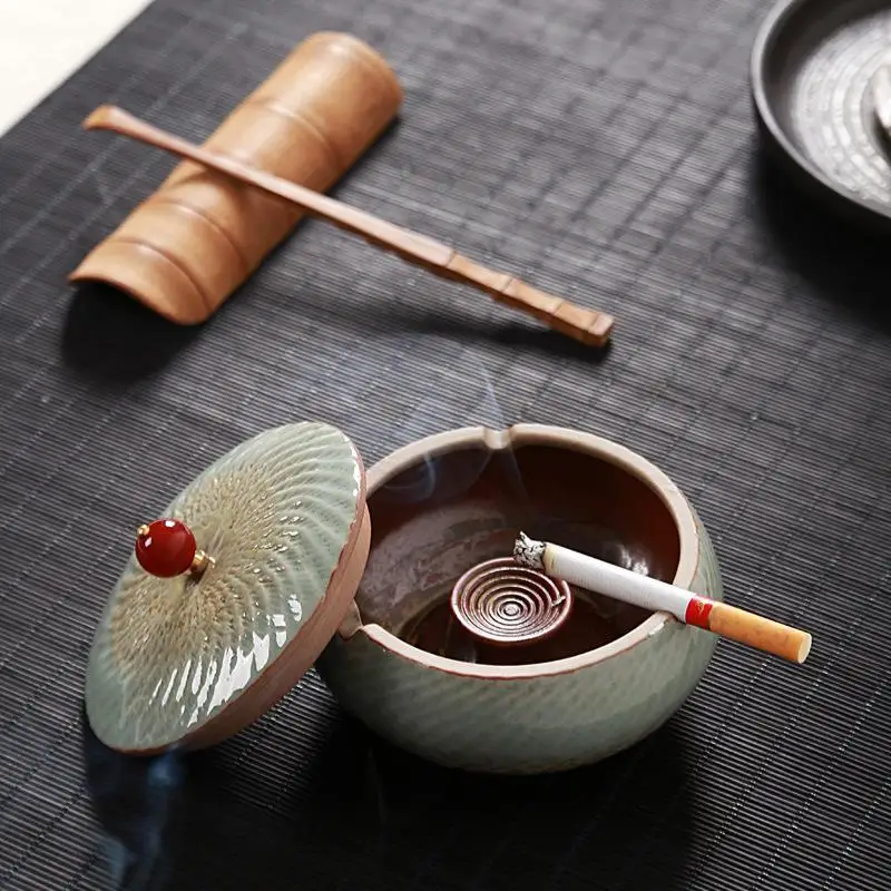 Creative Ceramic Ashtray Round Ash Tray Holder Cigarette Smoke Car Ashtray Home Living Room Smokeless Ashtrays Cigarette Holder
Creative Ceramic Ashtray Round Ash Tray Holder Cigarette Smoke Car Ashtray Home Living Room Smokeless Ashtrays Cigarette Holder