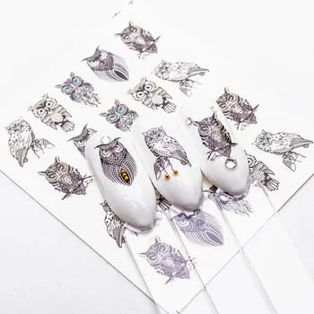 Multiple Patterns Nail StickersFlamingo/Cat/Rabbit/Owl Nail Water Decals Slider For Nail Art Decorations ZJT4009
Multiple Patterns Nail StickersFlamingo/Cat/Rabbit/Owl Nail Water Decals Slider For Nail Art Decorations ZJT4009