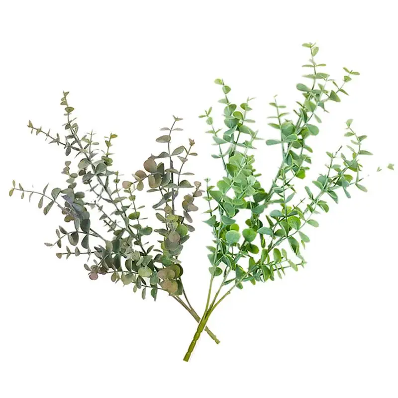Artificial Holiday Party Wedding Decoration Plastic Eucalyptus Branch Flower Arrangement Small Leaf Plant For Holiday Decoration
Artificial Holiday Party Wedding Decoration Plastic Eucalyptus Branch Flower Arrangement Small Leaf Plant For Holiday Decoration
