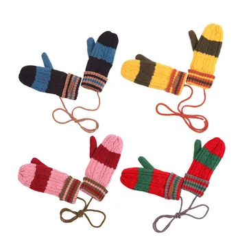 Kocotree Cute Kids Plus Velvet Mittens Striped Thicken Hot Girls Boys Winter Warm Children Gloves 4 Colors For 2-10 Years Old
Kocotree Cute Kids Plus Velvet Mittens Striped Thicken Hot Girls Boys Winter Warm Children Gloves 4 Colors For 2-10 Years Old