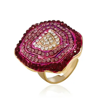 2020 Hot Exaggerated Flower Colorful Rhinestone Statement Large Adjustable Rings for Women Men Fashion Jewelry
2020 Hot Exaggerated Flower Colorful Rhinestone Statement Large Adjustable Rings for Women Men Fashion Jewelry