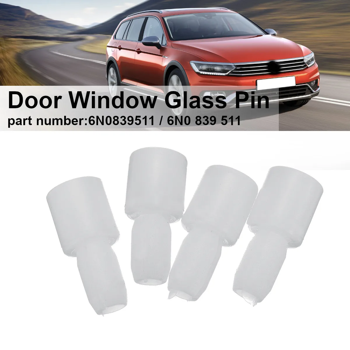 4Pcs Movable Door Window Glass Pin For VW Passat B5 B7 Jetta 5 MK6 Bora 4 Golf 4 MK5 Tiguan Superb Seat Ibiza Leon A4 6N0839511
4Pcs Movable Door Window Glass Pin For VW Passat B5 B7 Jetta 5 MK6 Bora 4 Golf 4 MK5 Tiguan Superb Seat Ibiza Leon A4 6N0839511