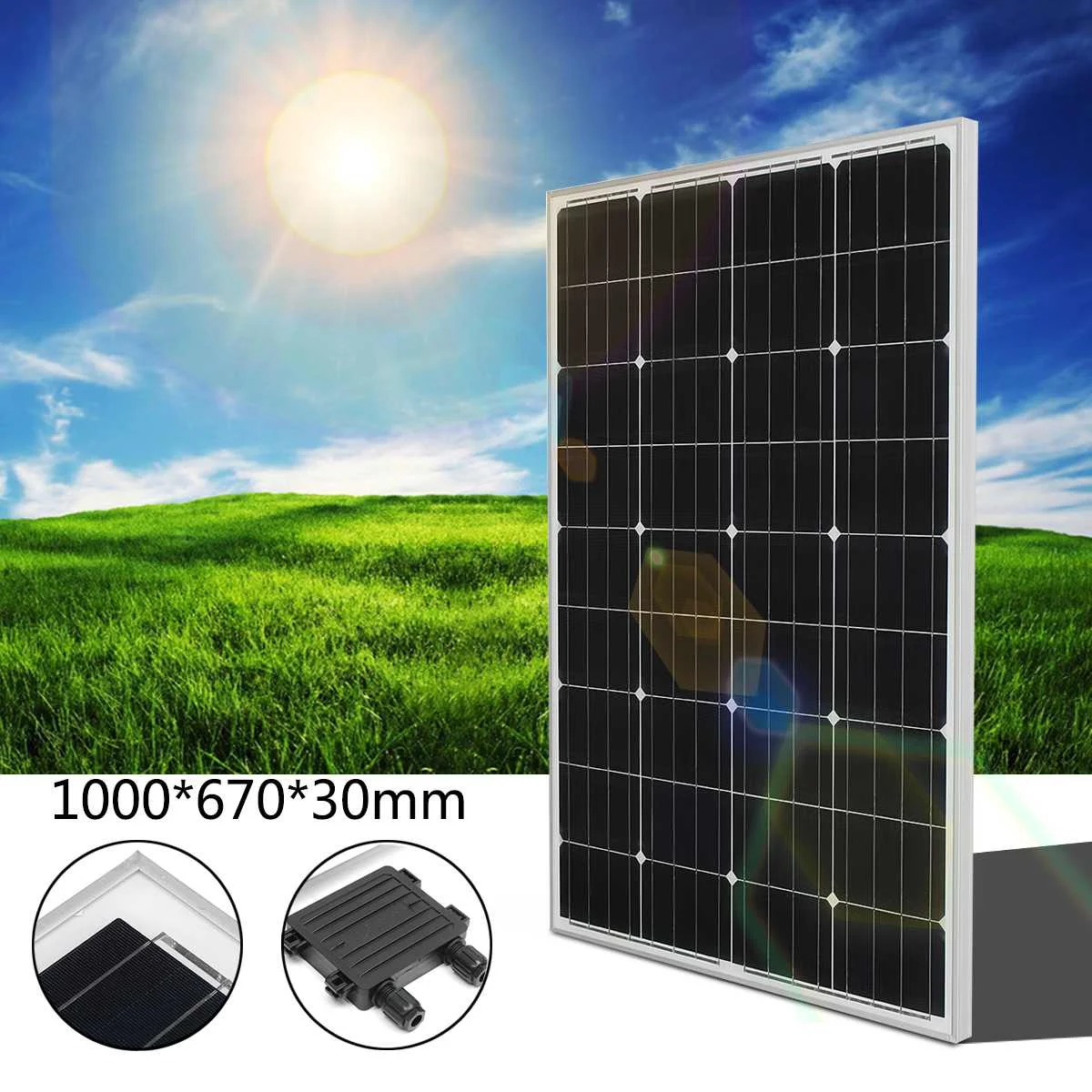 Elfeland M-90 90W 18V High Effefficiency Flexible Monocrystalline Silicon Solar Panel
Elfeland M-90 90W 18V High Effefficiency Flexible Monocrystalline Silicon Solar Panel